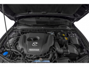 Engine shot of Mazda