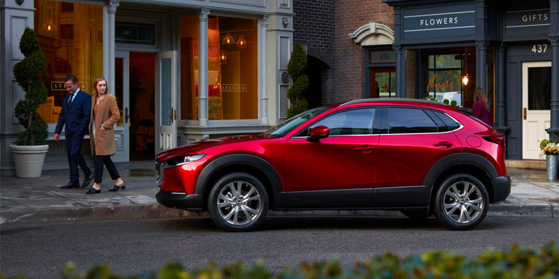 2025 Mazda CX-30 parked in an urban area
