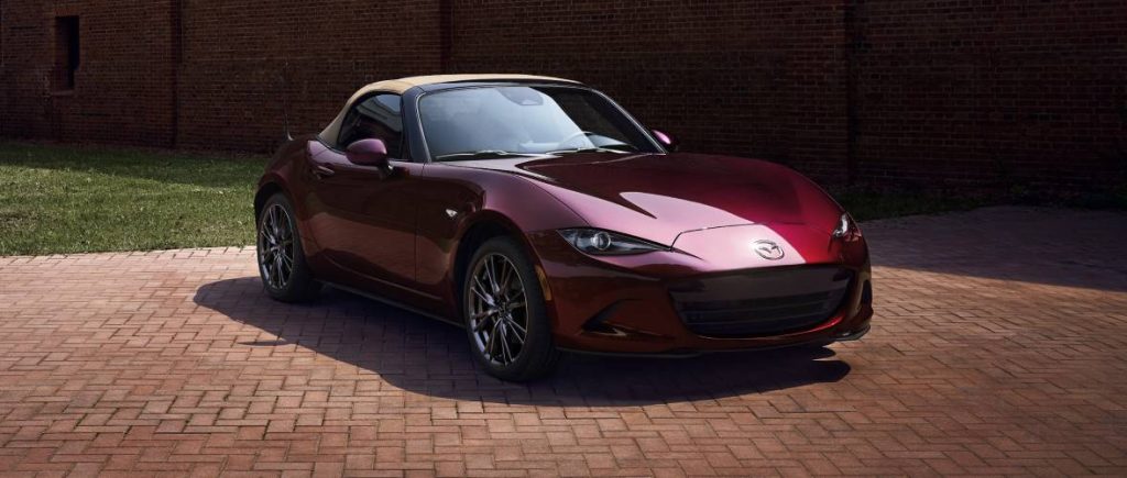 2025 Mazda MX-5 Miata front and side view