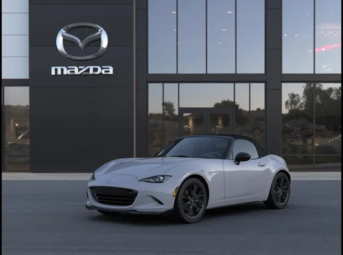 white mazda mx-5 miata