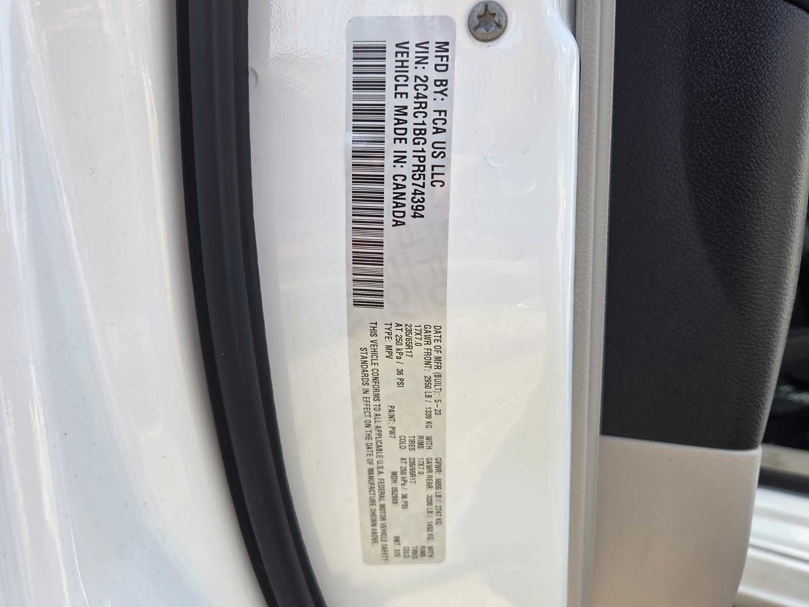 2023 Chrysler Pacifica Touring L FWD