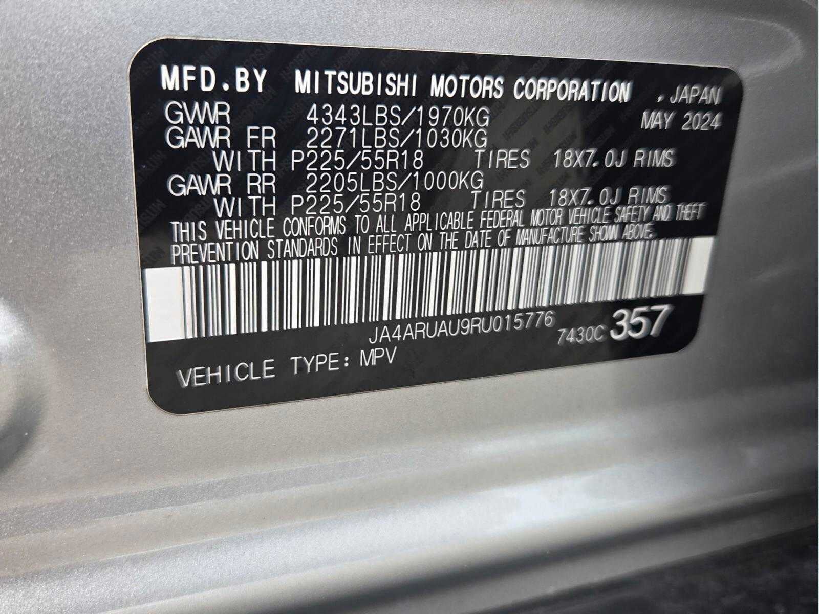 2024 Mitsubishi Outlander Sport SE 2.0 AWC