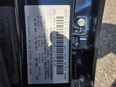 2026 Mazda Mazda3 Hatchback 2.5 S Auto FWD