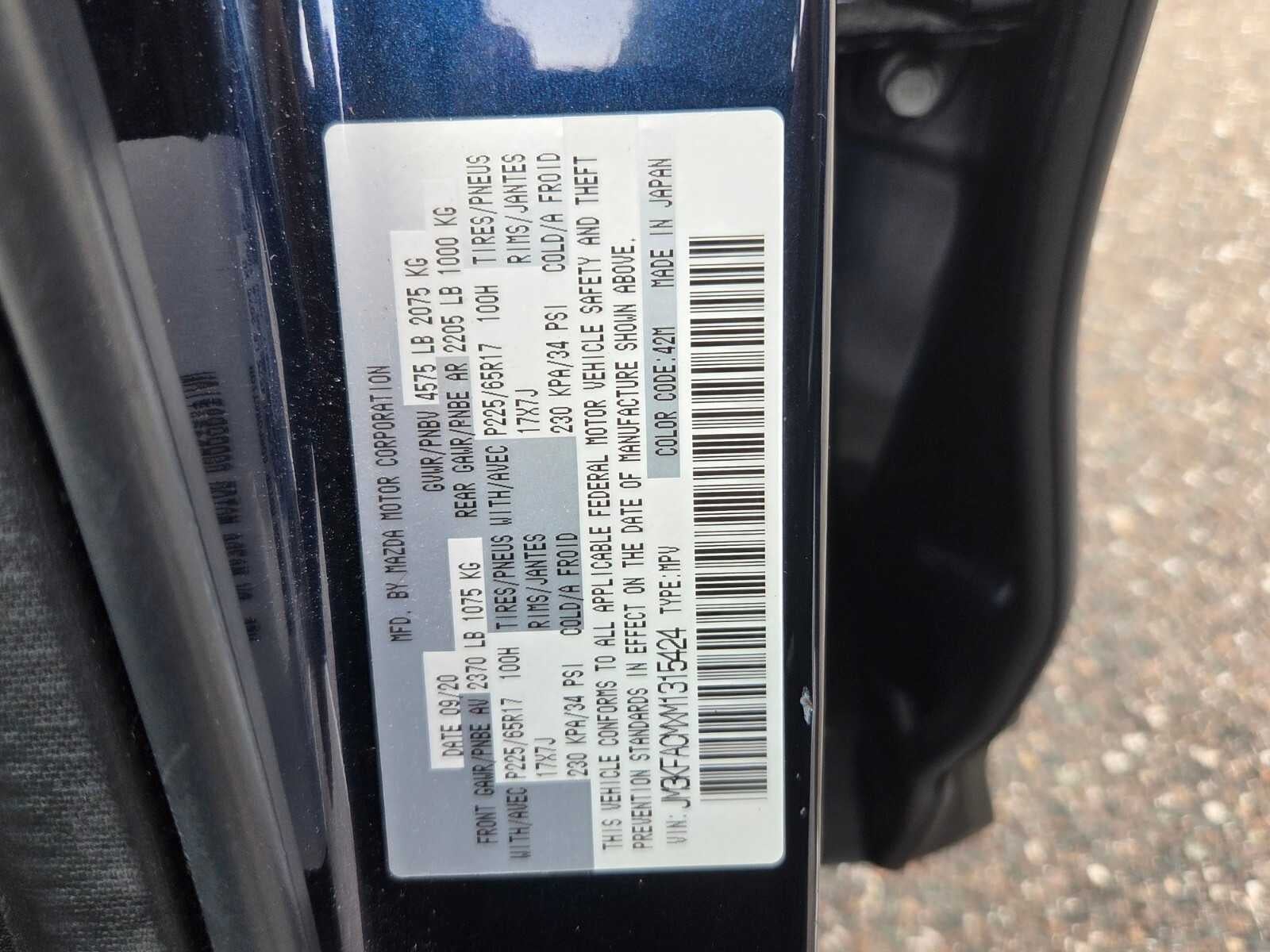 2021 Mazda Mazda CX-5 Touring FWD