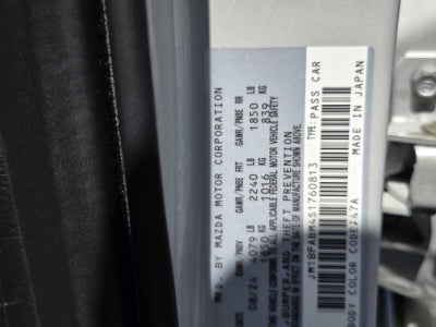 2025 Mazda Mazda3 Sedan 2.5 S Select Sport