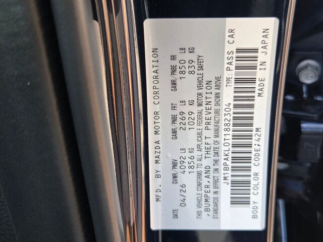 2026 Mazda Mazda3 Hatchback 2.5 S Select Sport