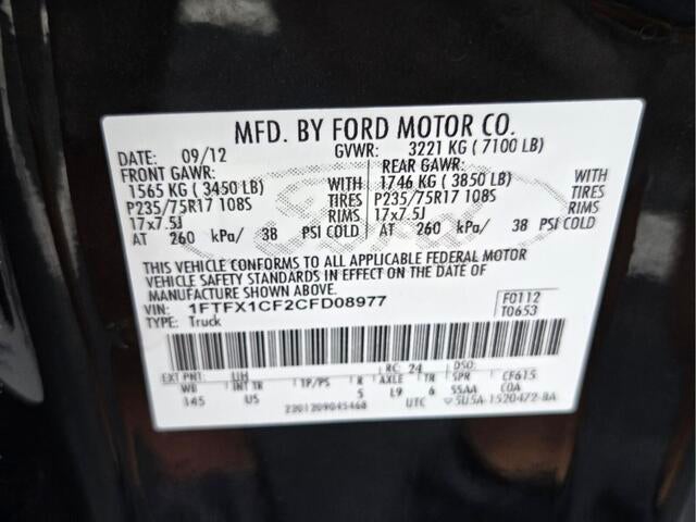 2012 Ford F-150 XLT