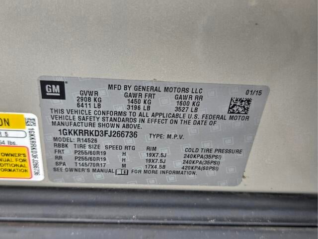 2015 GMC Acadia SLT