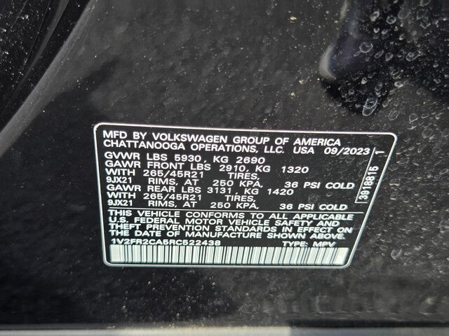 2024 Volkswagen Atlas 2.0T SEL Premium R-Line