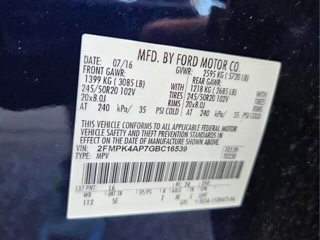 2016 Ford Edge Sport