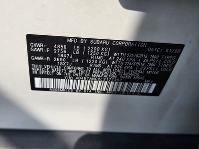 2020 Subaru Outback Limited