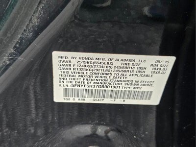 2016 Honda Pilot EX