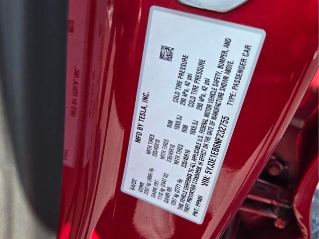 2022 Tesla Model 3 Long Range