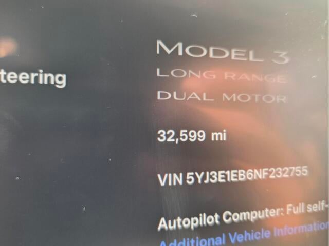 2022 Tesla Model 3 Long Range