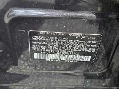 2016 Subaru Forester 2.5i