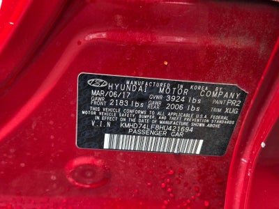 2017 Hyundai Elantra SE