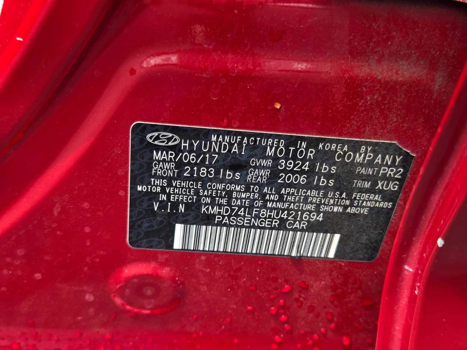2017 Hyundai Elantra SE