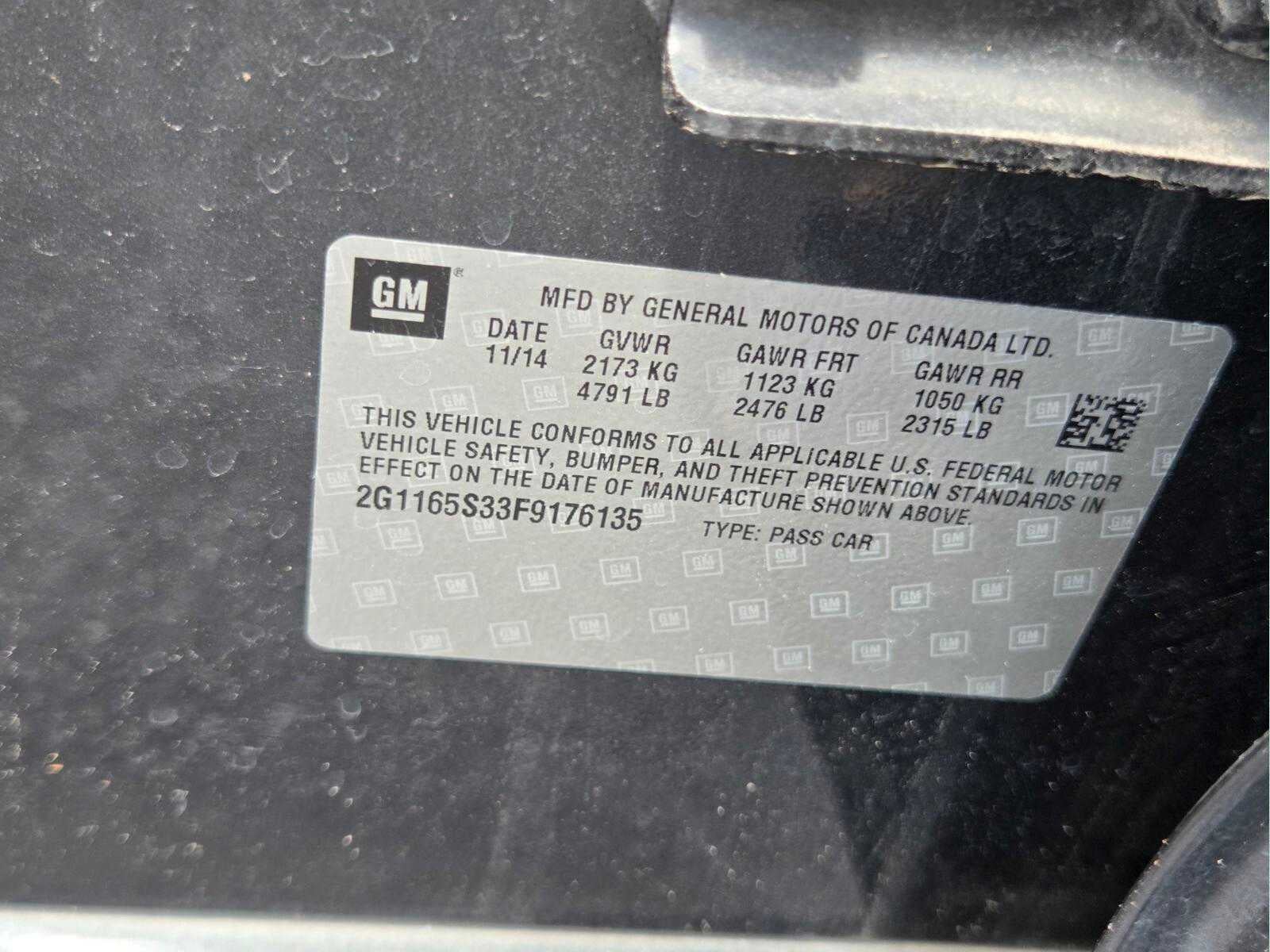 2015 Chevrolet Impala LTZ