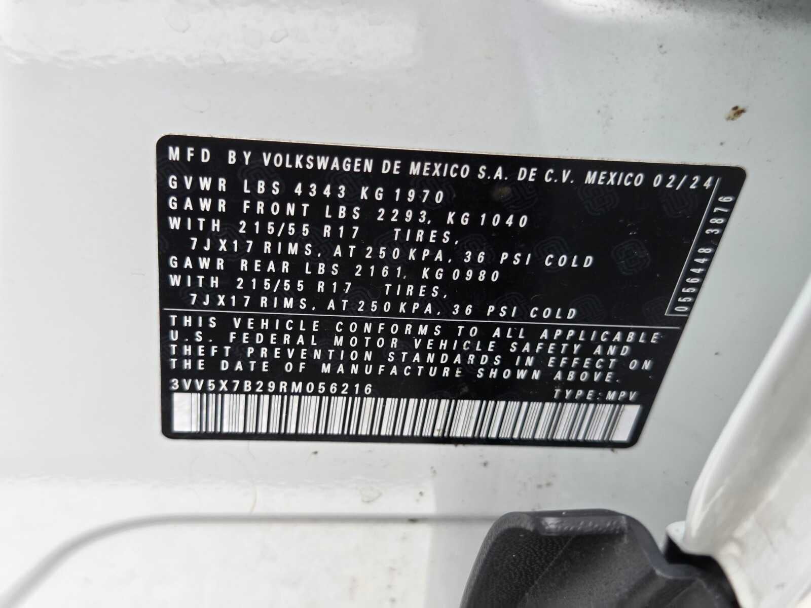 2024 Volkswagen Taos S