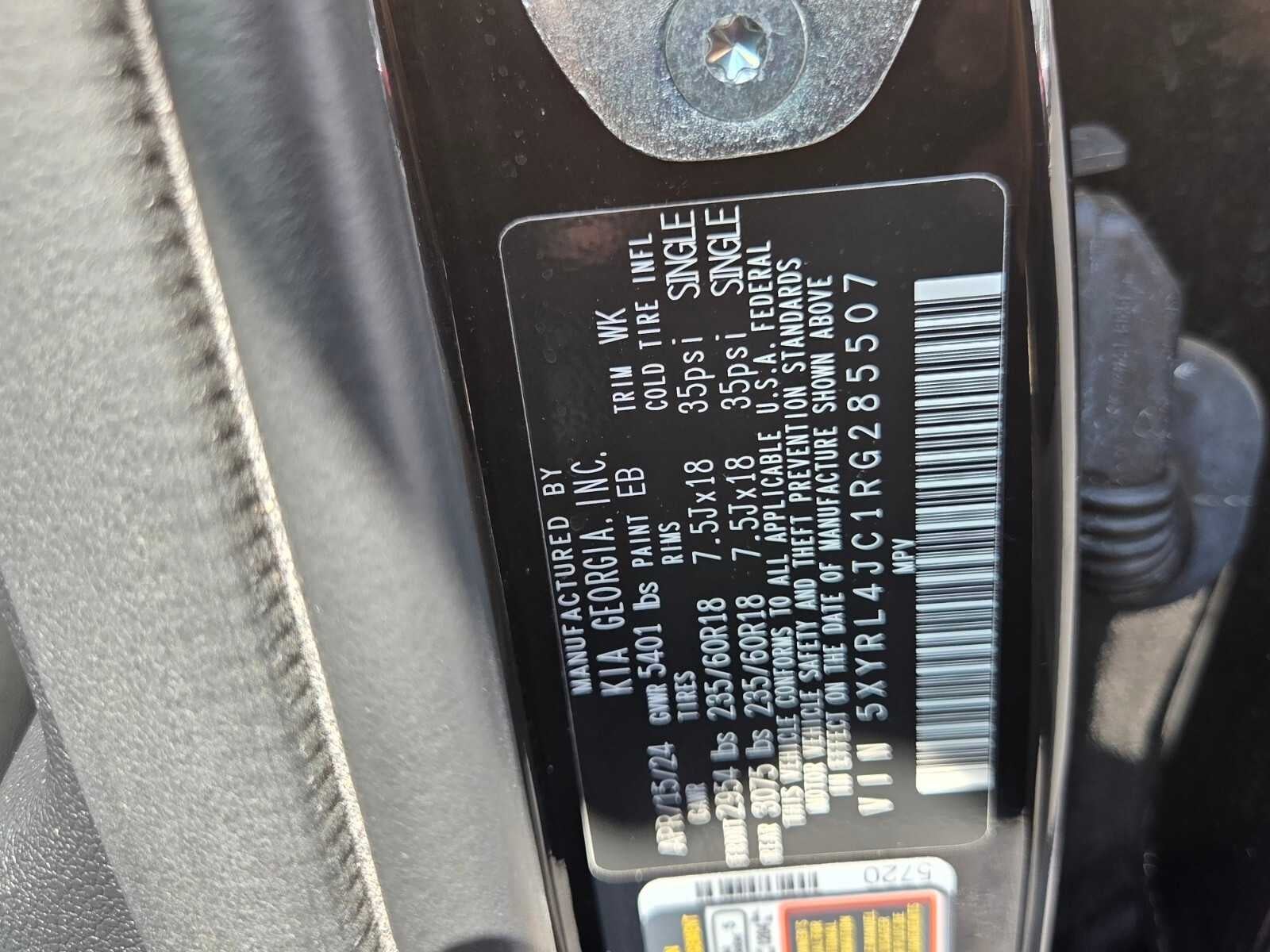 2024 Kia Sorento S