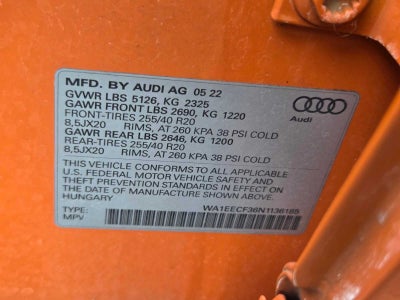 2022 Audi Q3 S line Premium Plus