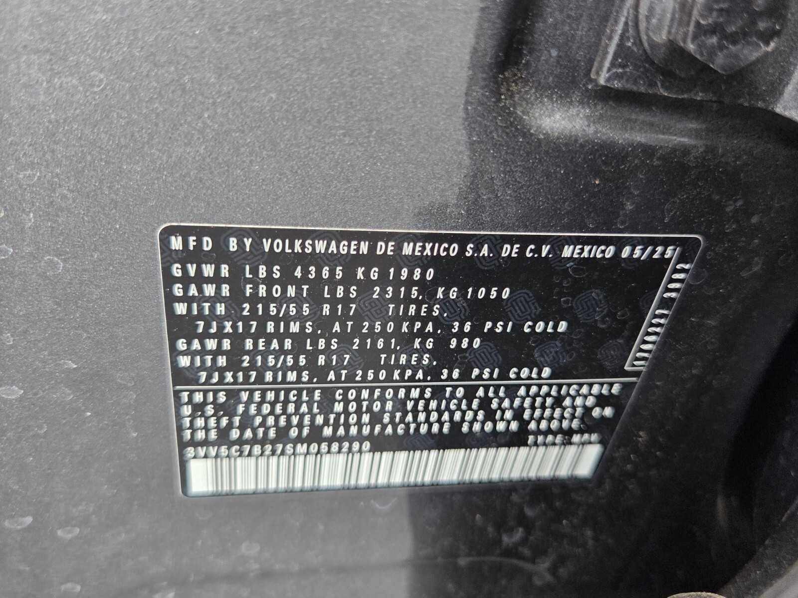2025 Volkswagen Taos S