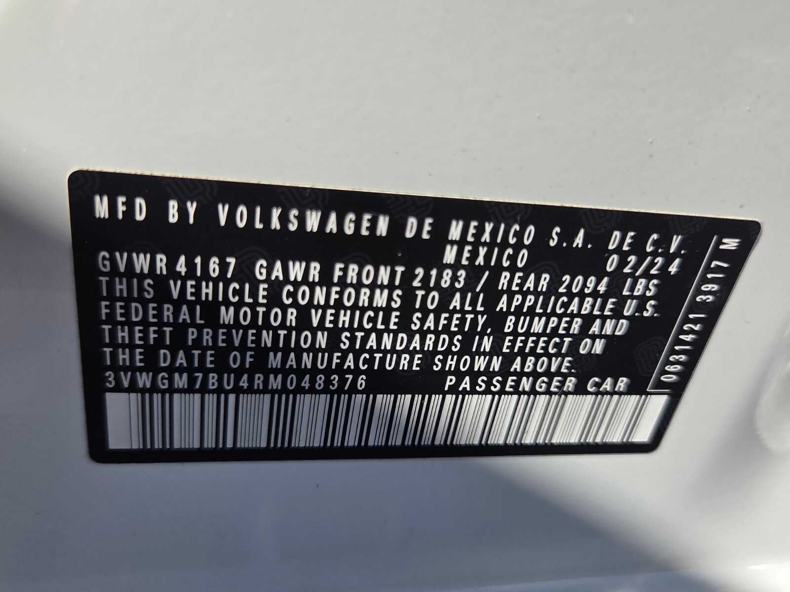 2024 Volkswagen Jetta SEL