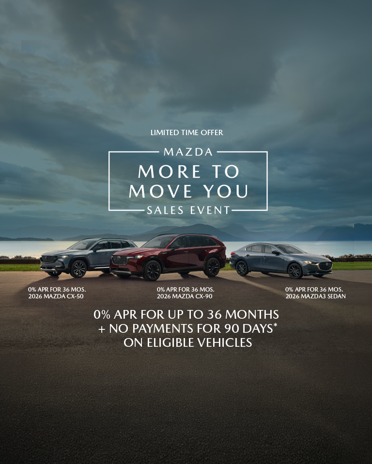 0%  APR FOR UP TO 36 MONTHS  +  NO PAYMENTS FOR  90 DAYS*  ON ELIGIBLE VEHICLES