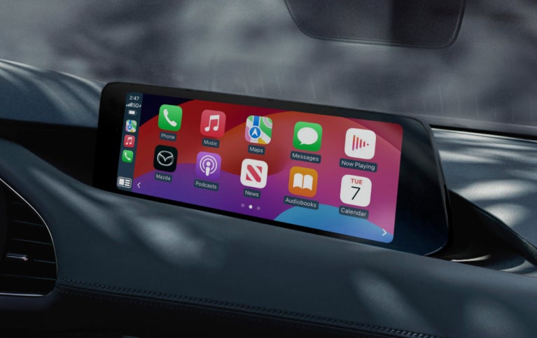 2025 Mazda 3 Sedan -Apple CarPlay Integration Feature | Tom Bush Mazda in Jacksonville FL