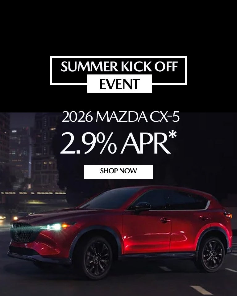 2026 MAZDA CX5 Special Finance rates